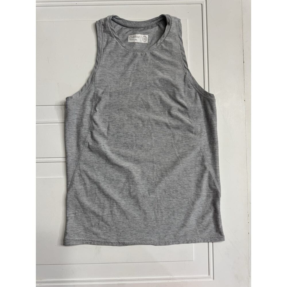 Outdoor Voices All Day Performance Tank Top Gray Size XS